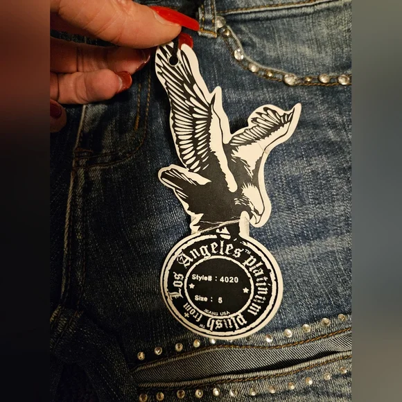 Platinum Plush slit front jeans - Picture 7 of 13